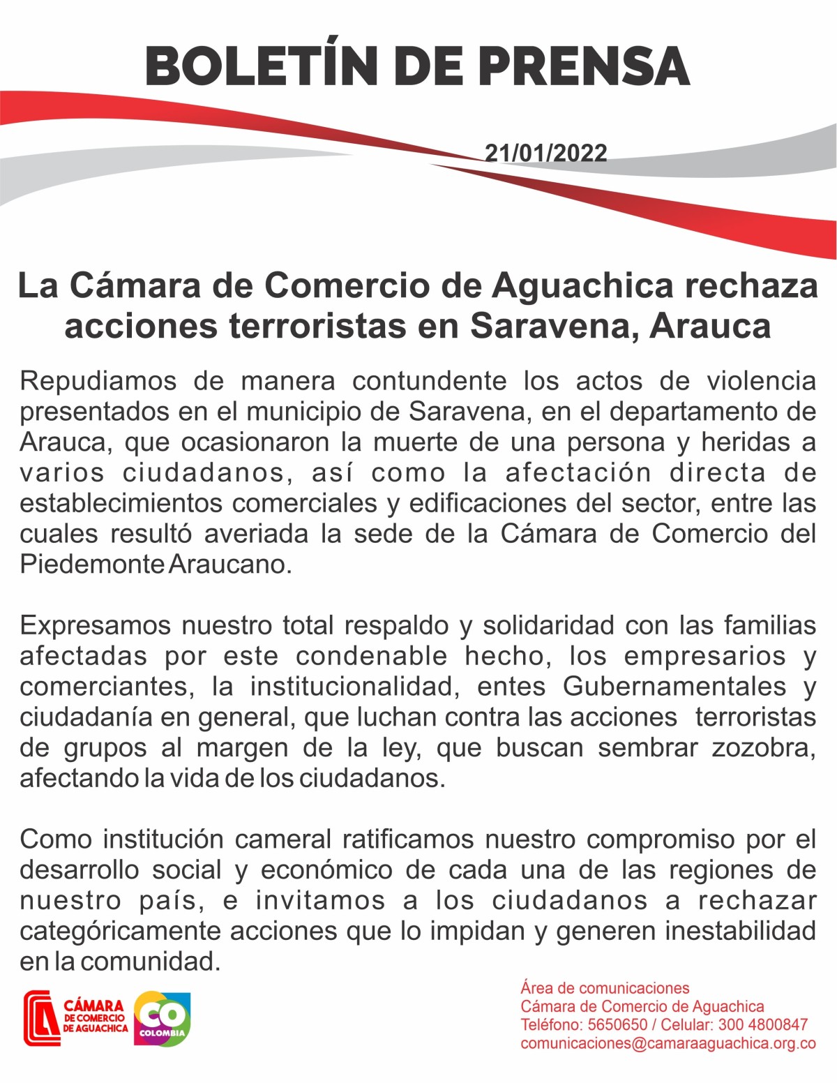 Imagen boletín de prensa